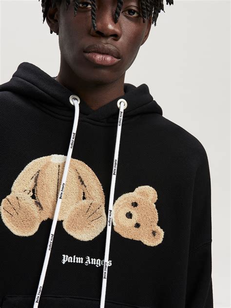 palm angels shoes teddy bear|palm angels bear hoodie.